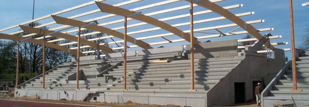 Öffentlicher Bau - Stadiontribühne